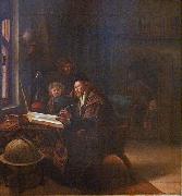 Jan Steen Scholar at his Desk oil painting picture wholesale